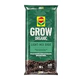 Compo Grow Organic Light-Mix Erde - Aussaaterde mit lockerer, luftiger...