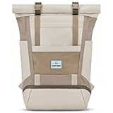 Johnny Urban Rolltop Rucksack Damen & Herren Grau Beige - Ashton -...