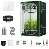VIVOSUN Growzelt Komplettset 120x60x150cm VS2000 Vollspektrum Grow Lampe...
