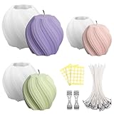 Aulese Silikonformen Gießformen Kerzen, 3 Stück Silikon Formen zum...