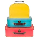 Jewelkeeper - Pappkoffer, Satz von 3 - Storage Geschenkboxen für...
