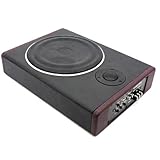 HuKaiL 8-Zoll Auto Subwoofer Aktiv Untersitz, 600W 12V...