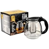 KARL HAUSMANN Glas Teekanne mit Siebeinsatz - 1.5L - Teekanne Glas - Tee...