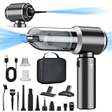 2-in-1 Handstaubsauger Akku,18000PA Handstaubsauger Kabellos,Auto...