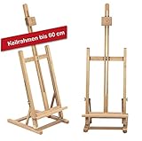 Große Tischstaffelei T-60 aus Buche FSC, für Keilrahmen bis 60 cm hoch,...