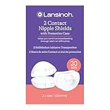 Lansinoh Stillhütchen 20 mm (Größe 1), 2 Stück inkl. Aufbewahrungsbox -...