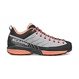 Scarpa W Mescalito Planet Grau-Rot - Atmungsaktiver Leichter Damen...