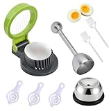 Ziyonix Eierschneider Set, 1 Eierschneider, 1 Eierköpfer Edelstahl, 1...