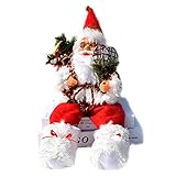 Roexboz Weihnachtsmann sitzend Weihnachtsvitrine Dekoration 57cm...