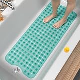 HITSLAM Badewannenmatte rutschfest, 101 x 40cm Extra Lange Antirutschmatte...