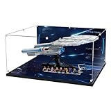 Acryl-Vitrine für Lego 10356 Star Trek: The Enterprise, Staubdichte Box,...