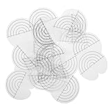 PAMINGONO 120 Stück Hitzeschutz Pads für Haarverlängerung mit Skala...