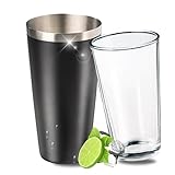 Professioneller Boston Shaker mit Rührglas 700 ml - Cocktailshaker aus...