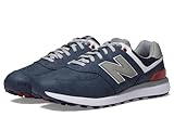 New Balance Herren 574 Greens V2 Golfschuh, Marineblau, 44.5 EU