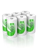 EBL Baby C Akku 5000 mAh - Typ NI-MH wiederaufladbar C Batterien mit...