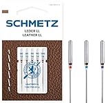 SCHMETZ | 5 Nähmaschinennadeln | Leder LL | 130/705 H LL | Nadeldicke...
