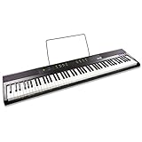 RockJam 88 Key Digital Piano with Full Size Semi-Weighted Keys, Power...