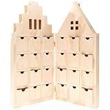 Adventskalender-Haus, mit 24 Schubladen, FSC 100%