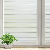 DOWELL Fensterfolie Sichtschutzfolie Streifen Fenster Sichtschutz Statische...