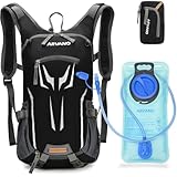 Arvano Trinkrucksack Fahrrad Rucksack mit Trinkblase 2l für Damen Herren,...