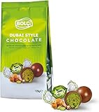 Dubai Style Schokolade Crispy Bons mit Pistazie und Kadayif Füllung - 120g