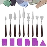 Malmesser,Spachtel Acrylmalerei,Spachtel Set 15 Stück Acrylmalerei...