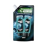 Duschdas 3-in-1 Duschgel & Shampoo For Men Nachfüllbeutel Duschbad mit...