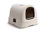 Curver petlife Katzentoilette mit Deckel, Katzenklo inklusive Schaufel,...