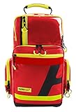 AEROcase Pro1R PL1C Notfallrucksack Plane inklusive Modultaschen (Rot)