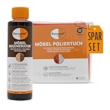 Renuwell Möbel-Regenerator (500 ml) & Poliertuch Spar-Set - Perfekte...