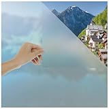 Blumtal Fensterfolie 90x200 cm Blickdicht & statisch haftend + Rakel -...