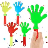 Piriuuo 4 Stück Handklöppel, Krachmacher Handklatscher Kunststoff...