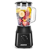 Aigostar Standmixer und Smoothie Maker, 1.5 Liter Glasbehälter,...