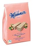 Manner Neapolitaner | vegane knusprige Waffeln mit Haselnusscreme | 1er...