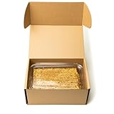 2 x 400 g Waben Wildblume im Holzrahmen – reiner, roher natürlicher...