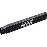 HAZET Zollstock 2154-200 I Meter-Stab 2 m, Skalierung: mm und cm,...