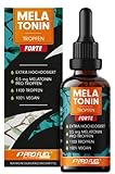 Melatonin Tropfen FORTE (30 ml) - 1100 Tropfen mit je 0,5 mg Melatonin -...