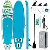 FunWater Aufblasbares Stand Up Paddle Board Surfbrett SUP Komplettes...