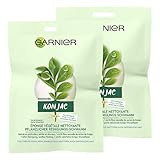 Garnier Konjac Pflanzlicher Reinigungs-Schwamm, Naturkosmetik, Konjac...