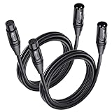 Cable Matters 2er Pack Premium XLR auf XLR Mikrofonkabel 1,8m XLR Kabel,...