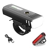 Tatopa Fahrradlicht Led Fahrrad Licht Set | USB Wiederaufladbare Frontlicht...