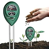 JWDMHSJ Bodentester, 3-in-1 Bodenmessgeräte mit PH, Feuchtigkeit und...