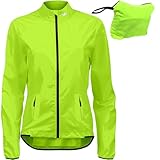 Wulibike Fahrradjacke Damen Windbreaker Leichtgewicht Laufjacken...