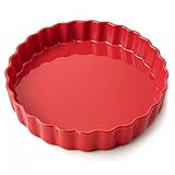 Praknu Tarteform aus Keramik 28 cm - Hoher Rand - Mit Antihaftbeschichtung...