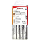 fischer Steinbohrer Set, 5 - 12 mm Durchmesser, Aufsätze für...
