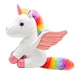 Heionia Einhorn Kuscheltier Plüsch Regenbogen Einhorn Plüschtier Einhorn...