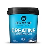 Bodylab24 Creatine Powder 500g, reines Creatin Monohydrat Pulver, 100...