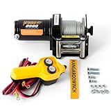 KANGAROO WINCH Elektrische Seilwinde 12V - 2000 LBS / 906 kg Zugkraft -...