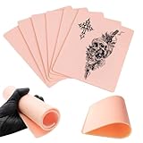 Forhandy Kunsthaut Tattoo 3mm, Übungshaut Tattoo 6pcs Verdickt 20cm x 15cm...