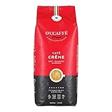 O'CCAFFÈ – 1x1kg Kaffee Crème, 50% Robusta - 50% Arabica, ganze...